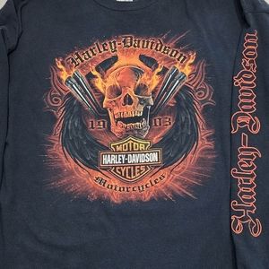 Harley Davidson Long Sleeve Shirt 4XL